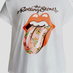 Terra & Sky Women's Plus Size The Rolling Stones Graphic Tee 2X New!